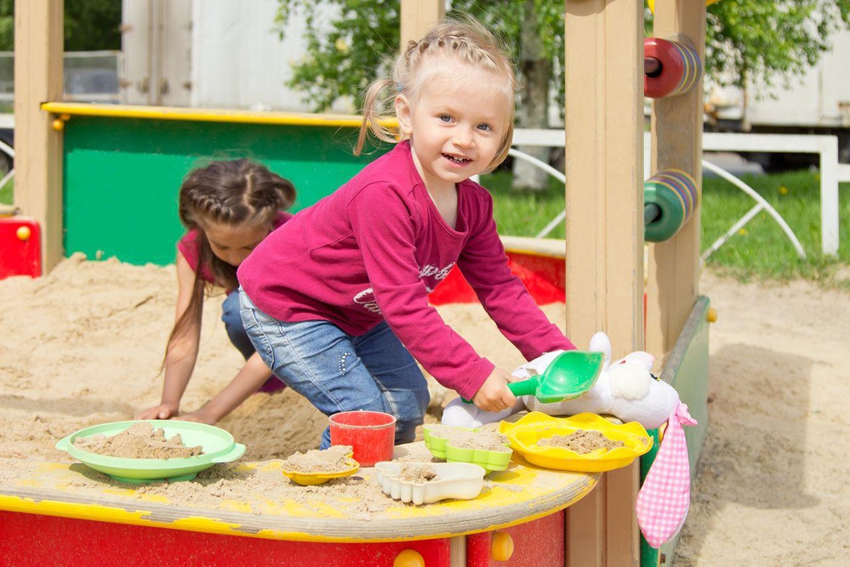 Fun In The Sun On The Playground